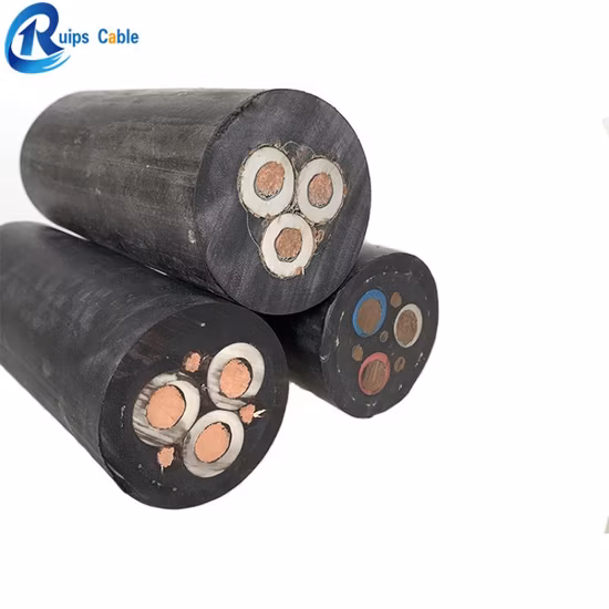 Cavo minerario inguainato CPE isolato tipo 412 1.1/1.1kv Epr