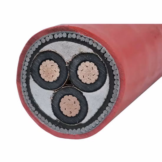 Cavo elettrico sotterraneo con conduttore in alluminio isolato XLPE a media tensione a nucleo singolo